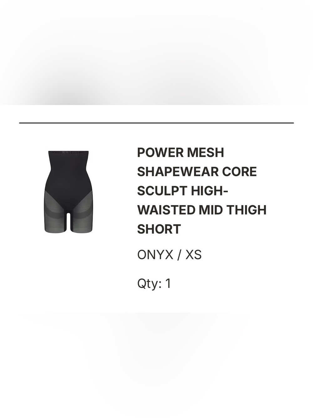SKIMS - Core Sculpt High-Waisted Mid Thigh Short